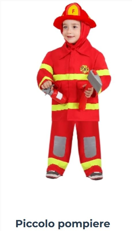 COSTUME BABY 13/18 MESI PICCOLO POMPIERE DI PEGASUS 2022