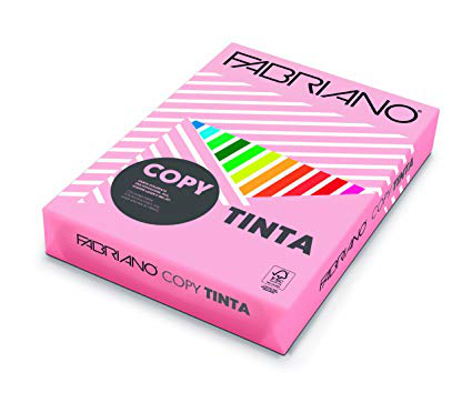 RISMA CARTA A4 160GR. ROSA 250FF. FABRIANO