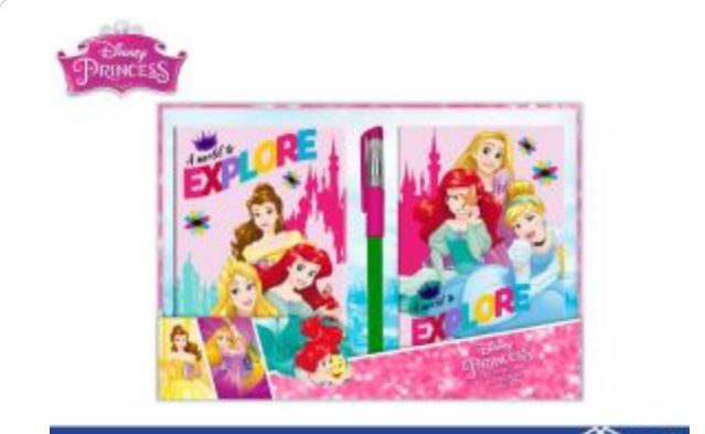 DIARIO SEGRETO KIT 2PZ. CON PENNA PRINCIPESSE EOLD.