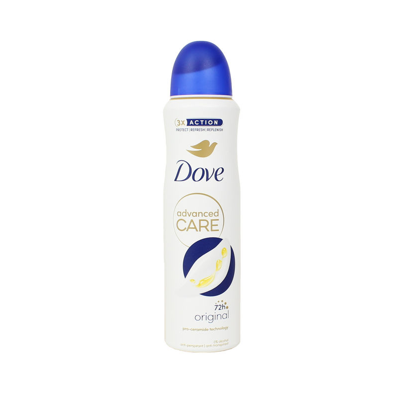 DEODORANTE DOVE SPRAY 150ML. ADVANCE CARE ORIGINAL