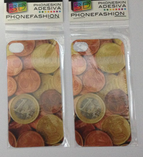 skin adesiva 3D iphone 5 e 5S euro
