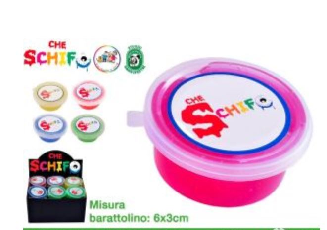 GIOCO SLIME CHE SCHIFO IN BARATTOLO 60GR. EOLD. PEZZI 24