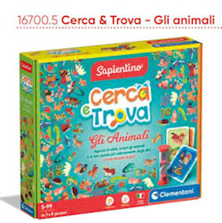 SAPIENTINO CHI CERCA TROVA GLI ANIMALI  5-99 ANNI 16700 CLEMENTONI