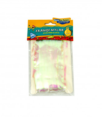 FRANGE IN MYLAR CON ADESIVO CM.20x200 IRIDESCENTE