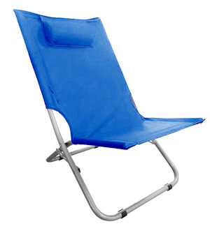 SPIAGGINA FERRO SERENA MAXI POLIESTERE TUBO 22 CM.H.82x48x5 16911