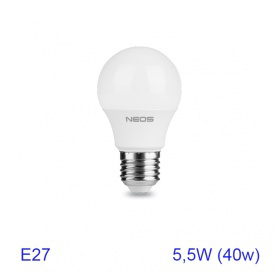 LAMPADA LED GOCCIA NEOS 5,5W E27 LUCE CALDA