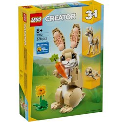 LEGO CREATOR 3 IN 1 ADORABILE CONIGLIO 31162
