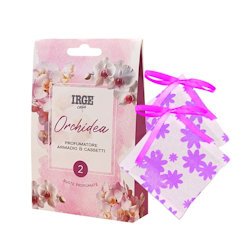 DEODORANTE PER ARMADIO O CASSETTI CONF. 2 BUSTINE ORCHIDEA IRGE