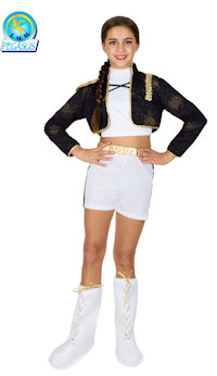COSTUME CACCIATRICE DI DEMONI 4/5 ANNI DI PEGASUS 1967-A