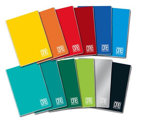 QUADERNONE 100GR. ff.18+1 A QUADRETTONI 10MM SENZA MARGINE ONE COLOR PEZZI 10