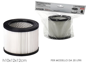ASPIRACENERE SOLO FILTRO DI RICAMBIO PER BIDONCINO 20LT 873104 GENERAL