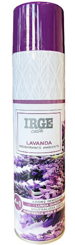 DEODORANTE AMBIENTE SRAY IRGE 300ML. LAVANDA