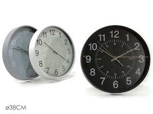 OROLOGIO DA PARETE TONDO 38CM TINTA UNITA 521611 GENERAL