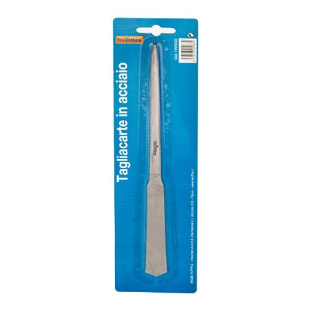 SCRIVANIA TAGLIACARTE IN ACCIAIO CM.24 SU BLISTER NIKOFFICE