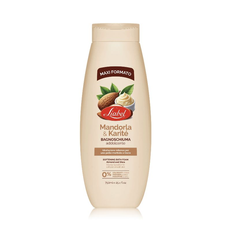 BAGNOSCHIUMA 750ML. LIABEL MANDORLA E KARITE' ADDOLCENTE