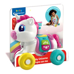 BABY ANIMALI BABY UNICORNO TRAINABILE 17803 CLEMENTONI
