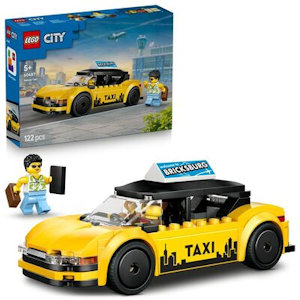 LEGO CITY TAXI GIALLO 60487