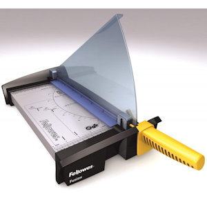 TAGLIERINA CON LAMA GHIGLIOTTINA A4 IN METALLO FUSION FELLOWES CRC 54108