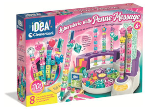 CREA IDEA LABORATORIO DELLE PENNE MESSAGE 6+ ANNI 18219 CLEMENTONI