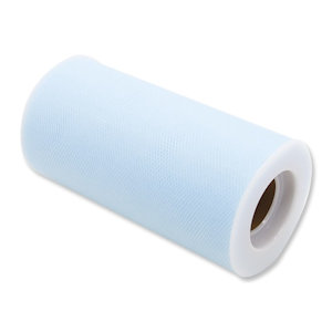 ROTOLO TULLE H.CM.12.5 x 25 MT. CELESTE BIGPARTY