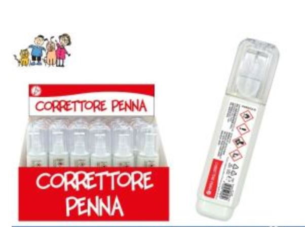 CORRETTORE A PENNA EOLD. PUNTA IN FERRO 7ML. PEZZI 24