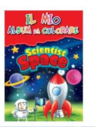 ALBUM DA COLORARE A4 16 FOGLI SPACE EOLD.