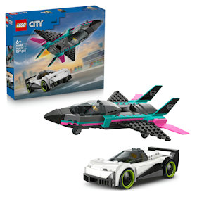 LEGO CITY JET CONTRO AUTO SPORTIVA 60489