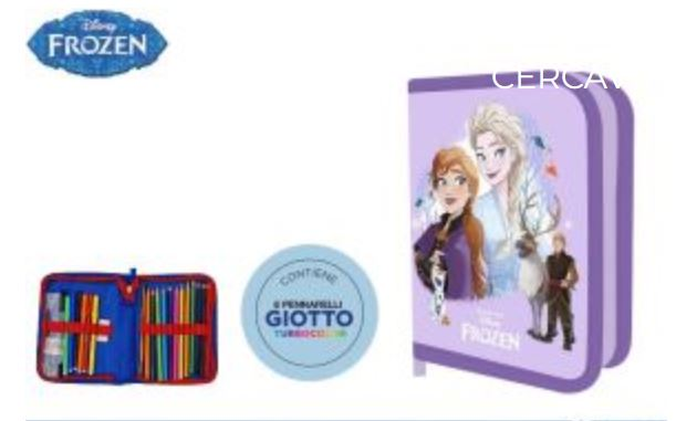 ASTUCCIO SCUOLA 1 ZIP FROZEN 6+12 FILA + ACCESSORI EOLD.