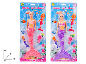 BLISTER F. BAMBOLA SIRENA CM.42x18 MAZ.
