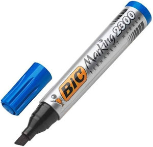 PENNARELLO BIC MARKER BLU P.SCALPELLO PEZZI 12
