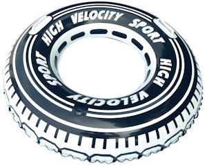 SALVAGENTE CIAMBELLONE CON MANIGLIE CM.91 RUOTA AUTOMOBILE BL137 BTX