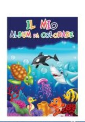 ALBUM DA COLORARE A4 16 FOGLI OCEAN EOLD.