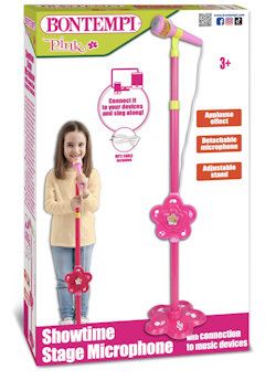 MICROFONO CON ASTA LUCI E SUONI ROSA BONTEMPI EOLD.