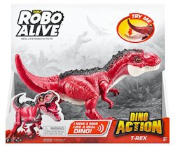 ANIMALI IN SCATOLA DINOSAURO ROBO ALIVE T-REX ZURU 7171