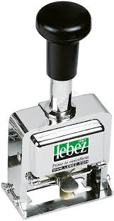 TIMBRO NUMERATORE 10 CIFRE AUTOMATICO LEBEZ