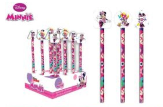 MATITA CON COPRIMATITA GOMMA MINNIE EOLD. PEZZI 24