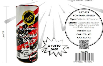 PETARDO FONTANA SPEED CM.D.6,5xH.15 ART.427