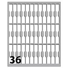 ETICHETTA AUTOADESIVA MM.46x8 IN BUSTINA DA 10 fogli NIKOFFICE