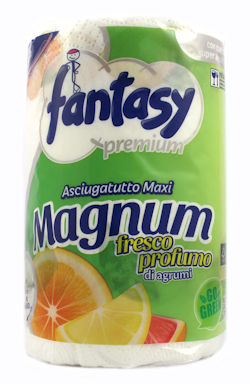 ASCIUGATUTTO IN CARTA FANTASY 1 ROTOLO 2 VELI PROFUMO DI AGRUMI