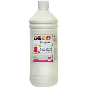 TEMPERA LIQUIDA FLACONE DA 1LT. BIANCO NIKOFFICE