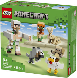 LEGO MINECRAFT ATTACCO NEL DESERTO DEL FANTINO DI POLLI 21592