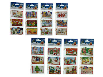 BIGLIETTINI AUGURI NATALIZI  CONF.6PZ. 608907 GENERAL