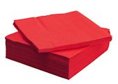 TOVAGLIOLI 2VELI 33x33 ROSSO CONF.20PZ. GOFFRATO SWEEPING