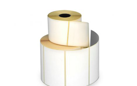 ROTOLI ETICHETTE PER BILANCIA ADESIVI mm.60x65x25 mm. CONF.500 ETICHE PEZZI 48