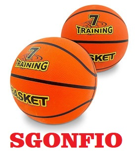 PALLONE DA BASKET CLASSICO ARANCIO D.230 SGONFIO MONDO 13041