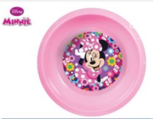 MINNIE PIATTO PLASTICA FONDO EOLD.