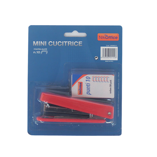 SPILLATRICE DA TAVOLO MINI MONTA PUNTO N.10 SU BLISTER NIKOFFICE