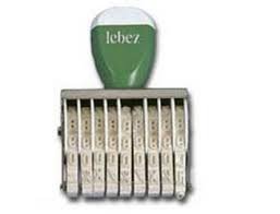 TIMBRO DA INCHIOSTRARE "NUMERATORE" 9 COLONNE LEBEZ