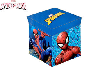 SPIDERMAN POUF CONTENITORE CM.30x30 EOLD.