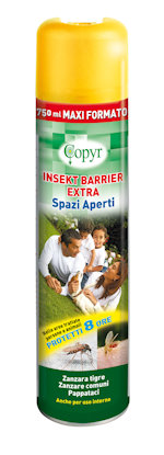 PROTEZIONE AMBIENTE INSETTICIDA COPYR BOMOBOLETTA SPRAY 750ML. BARRIERA SPAZI AP